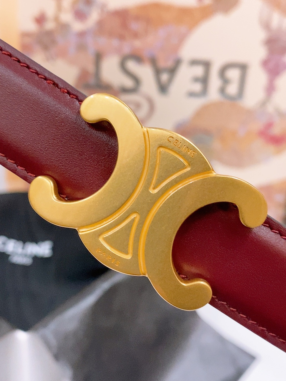 Кожаный ремень Triomphe Taurillon