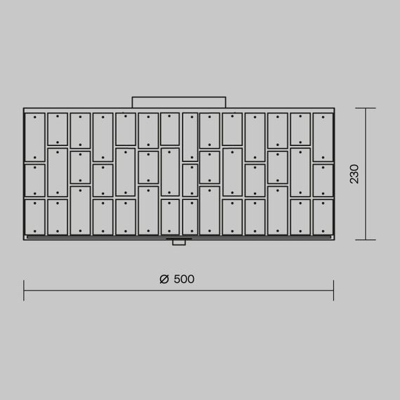 Потолочный светильник Maytoni Gelid MOD184PL-04CH