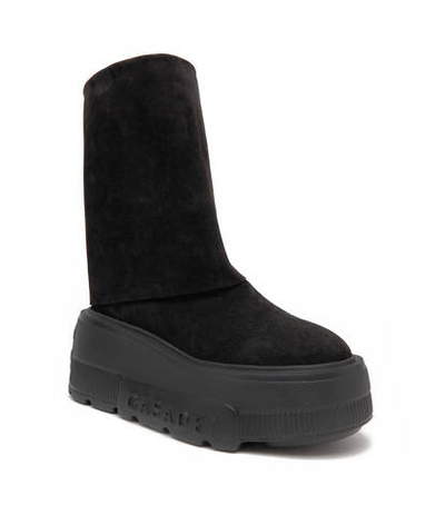 Кожаные ботильоны на платформе nexus Casadei - черный(2S227T070NRENNA)