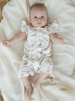 Песочник для девочки "Цветочки на веточках", Крем