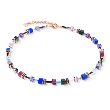 Колье Coeur de Lion Purple-Blue 2838/10-0807
