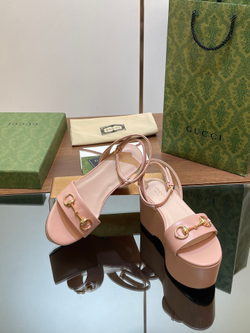 Gucci Horsebit Flatform Sandal