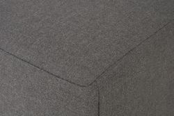 "Капри" модуль диванный прямой с подушками, цвет коричневый