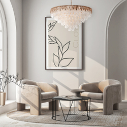 Люстра Cloyd CAPULETTI C22 / Ø95 см - золото (арт.11286)