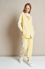 3879 Брюки женские (пастельно-желтый)
