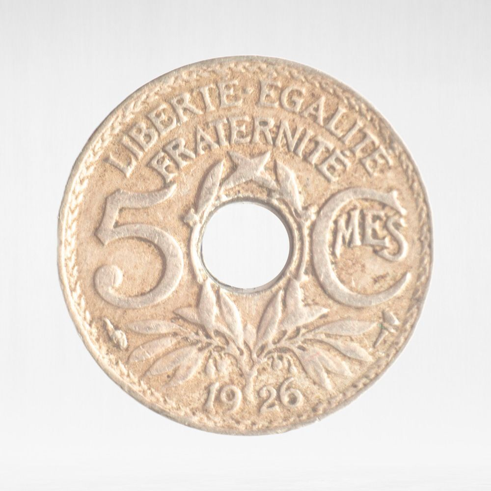France, 5 Centimes 1926, VF