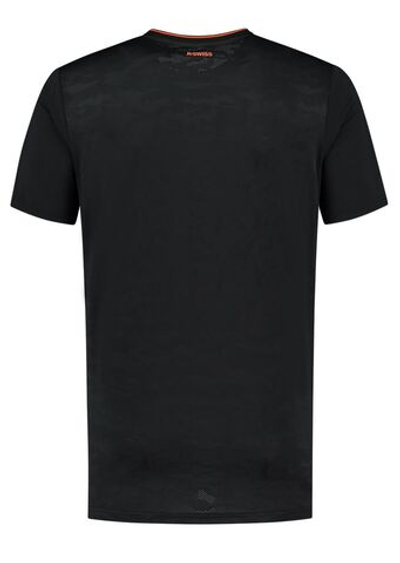 Футболка мужская теннисная K-Swiss Tac Hypercourt Mesh Crew - jet black