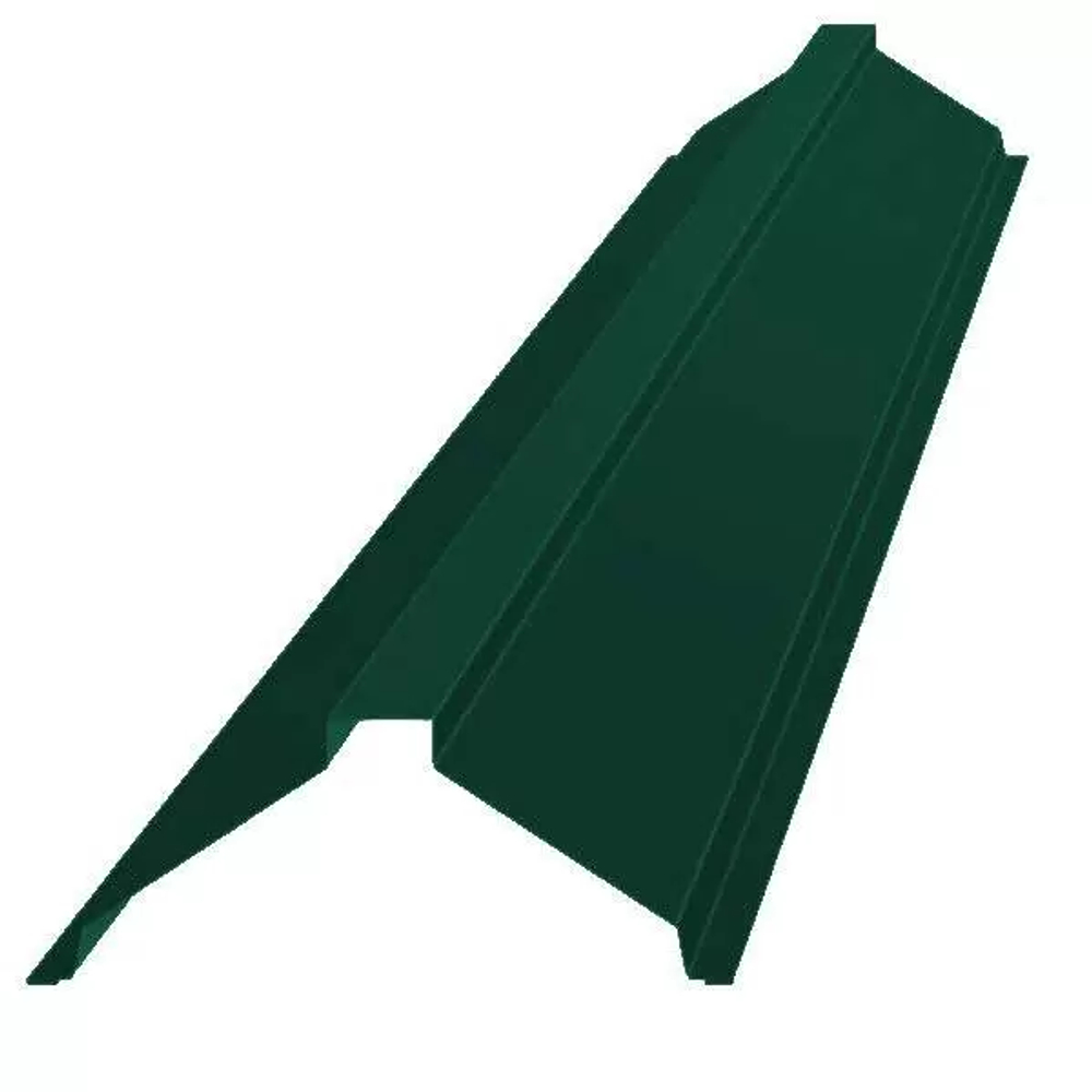 Планка конька фигурного 0,45мм (150*150*2000) Зеленый мох RAL6005