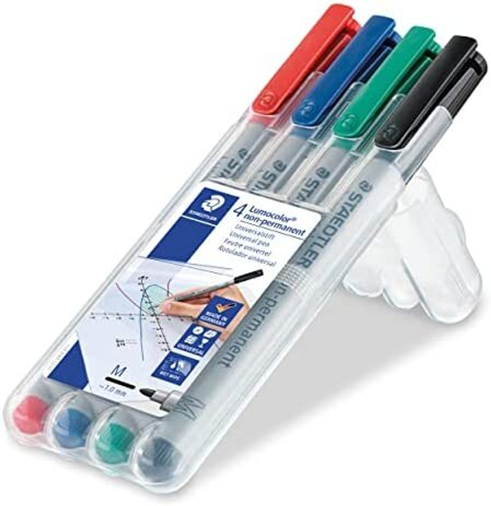 Gaming Accessories Staedtler Lumocolor Marker Wet Erase/Pen Set (4)