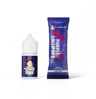 Купить Candy Man Salt 30 мл - Purple Lollipops (20 мг)