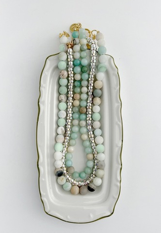 Колье Soft из бусин камня