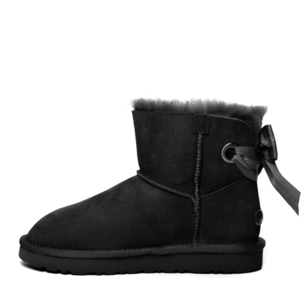 Угги Bailey Bow Mini Customizable Black
