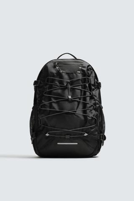 ZARA СПОРТИВНЫЙ РЮКЗАК, ЧЕРНЫЙ