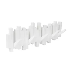 Настенная вешалка Sticks белая