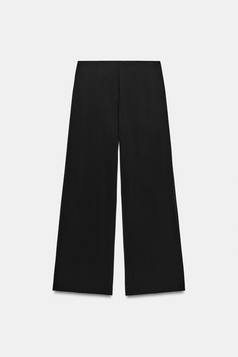 ZARA ДЛИННЫЕ ШИРОКИЕ БРЮКИ, ЧЕРНЫЙ