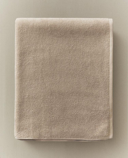 ZARA HOME ПОЛОТЕНЦЕ С ВЫШИВКОЙ, БЕЖЕВЫЙ