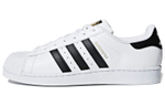 Adidas originals Superstar leather unisex non-slip lightweight low-top sneakers for men and women in the same style black and white