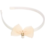 Ободок для волос детский на блистере «РОЗОВОЕ ОБЛАКО», жемчужинка, микс 6 цветов, 1см