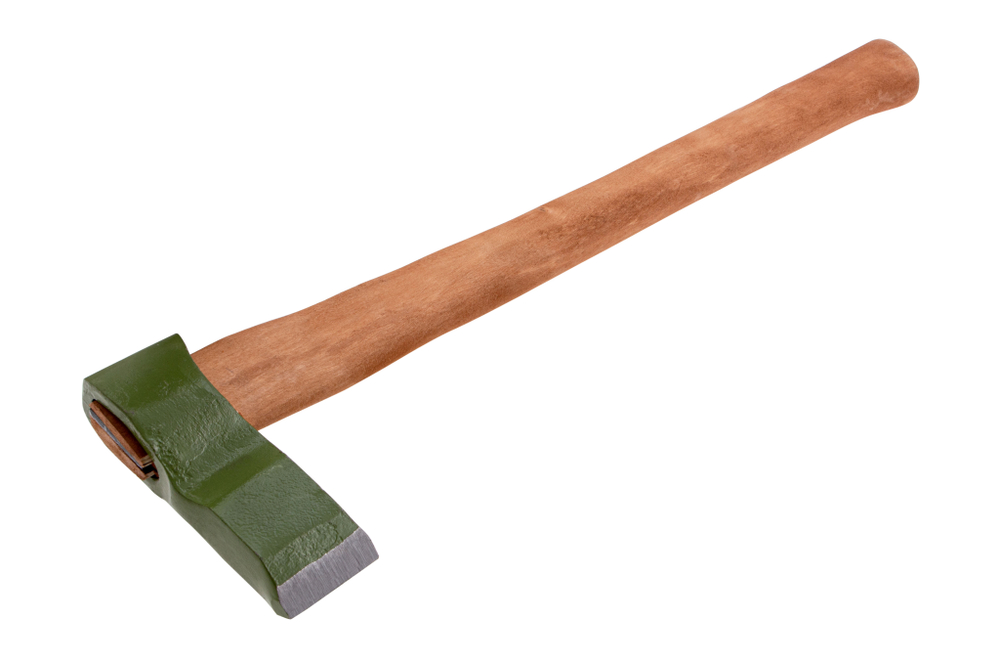 Колун кованный, в сборе, 1700/2050 г, деревянное топорище, 600 мм Сибртех