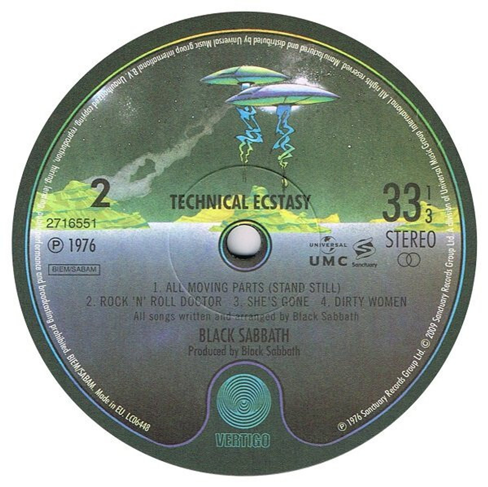 Black Sabbath / Technical Ecstasy (LP)