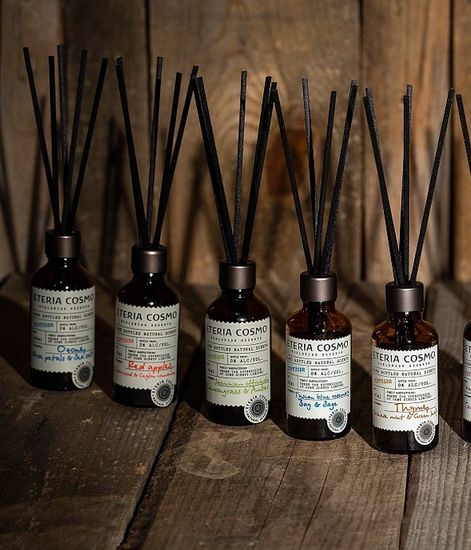 Яблочный пирог корица и кедр, диффузор c палочками, Eteria cosmo