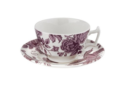 Spode Чайная чашка Kingsley 200 мл с блюдцем