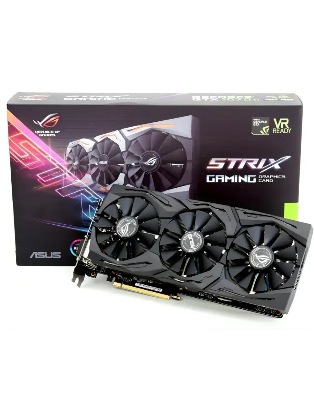 Видеокарта ASUS GeForce ROG-STRIX-GTX1070TI-A8G-GAMING