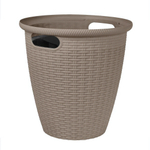 Кашпо InGreen Rattan D 328мм 20л с внутренним горшком 11 л, французский платан