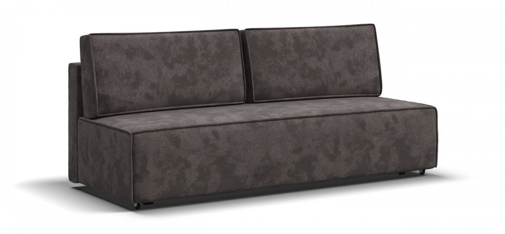 Диван Норд мини Велюр Алькантара серый