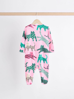 Комбинезон / Cлип для малышей Next B76-747, 3 шт., Розовый, Зеленый