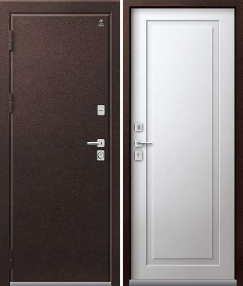 Входная дверь Центурион ТЕРМО Т-4 Шоколадный муар - Кашемир белый (2025)