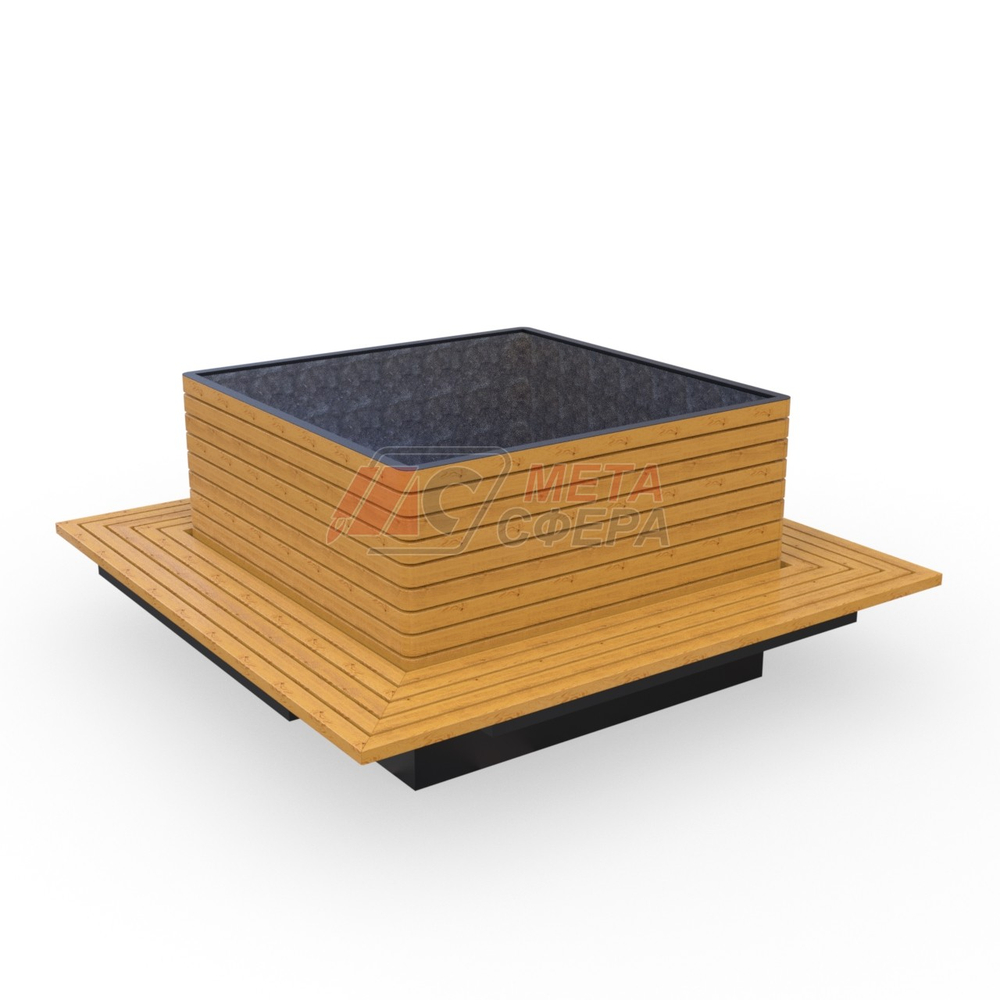 Вазон для растений с сиденьем KVA650