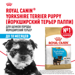Royal Canin Yorkshire Terrier Puppy Йоркширский Терьер Паппи Корм сухой для щенков породы Йоркширский Терьер до 10 месяцев 500г
