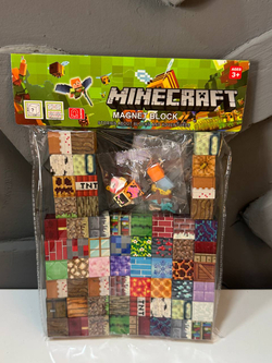 Коструктор магнитный "Minecraft", 60 дет