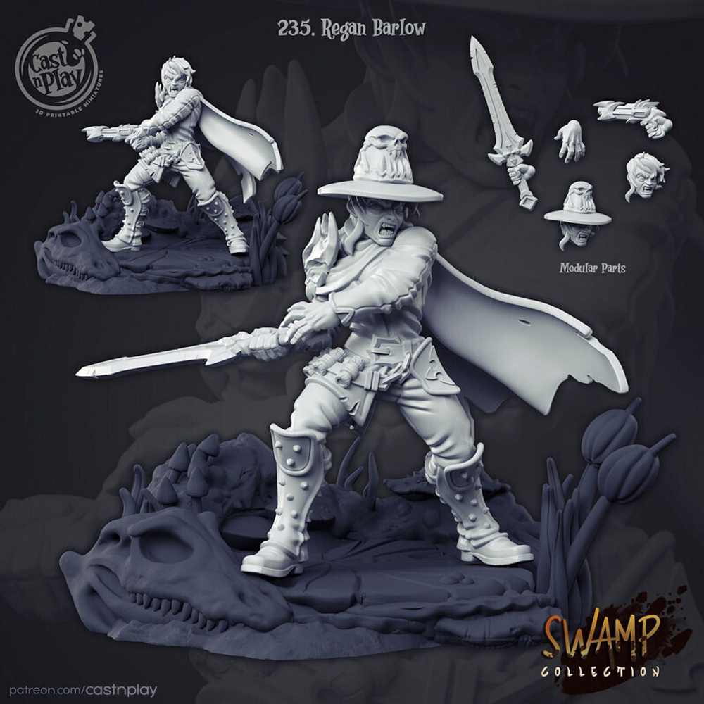 Человек Воин Паладин Варвар Файтер Рыцарь 1шт миниатюра для dnd, днд, pathfinder, фентези, Настольная игра, НРИ, Варгейм, РПГ