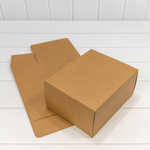 Коробка сборная 25х20х12 см (Коричневый, Крафт)