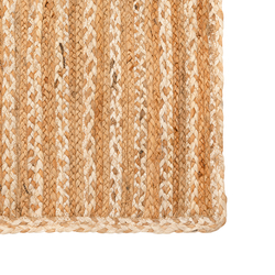 Ковер из джута 200х300см Tkano Ethnic бежевый в полоску