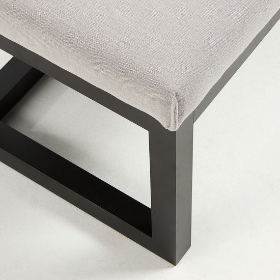 Банкетка Yola серая 128 см