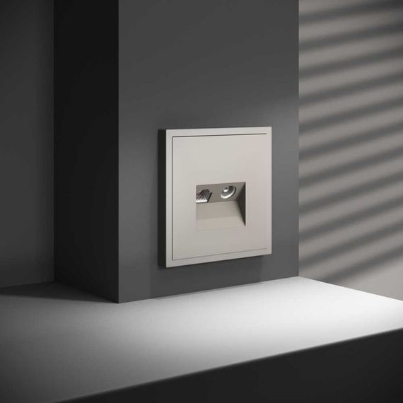 Розетка телевизионная встраиваемая S70 TV+RJ45 кат. 6, (кашемир) Voltum VLS060703