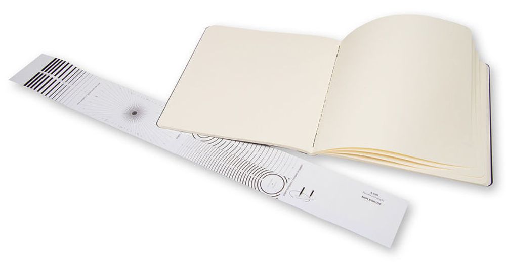 Блокнот для рисования Moleskine Cahier Large Plus 190x190мм обложка картон 88стр черный (ARTSKA5)