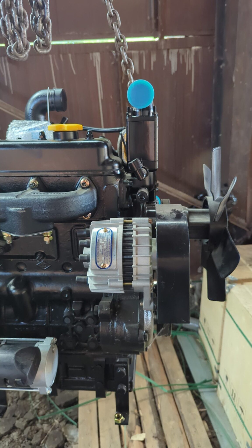 Двигатель дизельный КМ385BT — 1E Lovol/ Foton (под 1-вую корзину сцепления)
