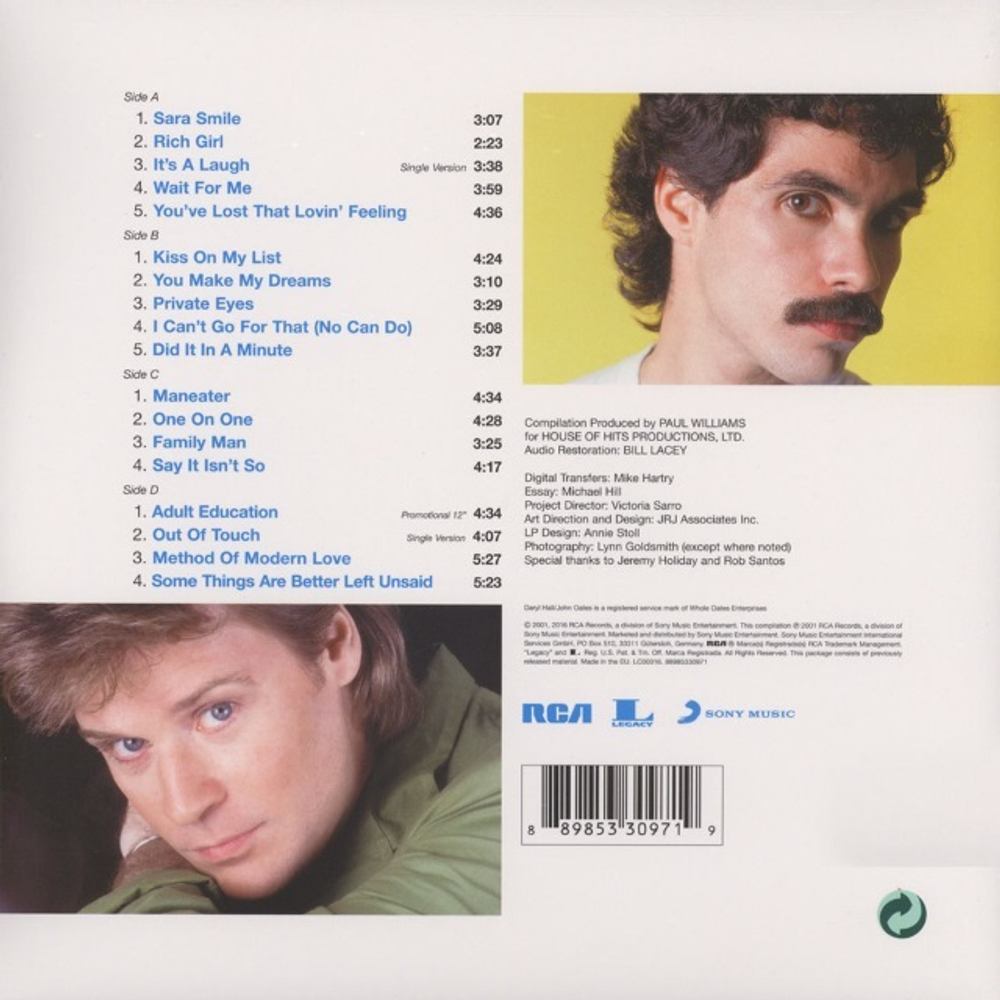 Daryl Hall & John Oates / The Very Best Of (Coloured Vinyl)(2LP)
