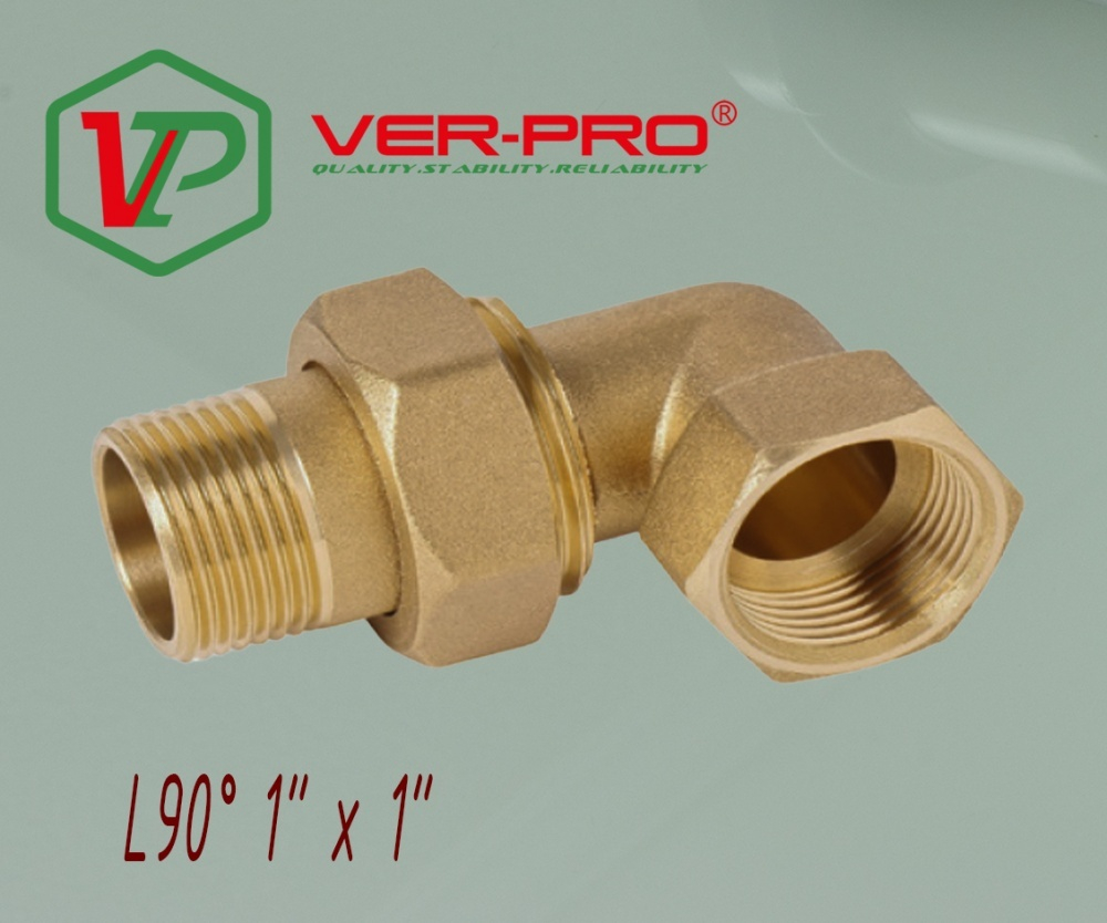 Угловая американка латун 1" г. х  1" ш. ViEiR  (32/4шт)