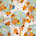 Тарелки бумажные «Всё сбудется. Капибара», 18см, 6 шт