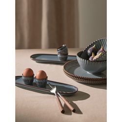 Овальное блюдо темно-серого цвета из коллекции Kitchen Spirit