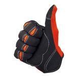 Moto Gloves / Черно-оранжевый