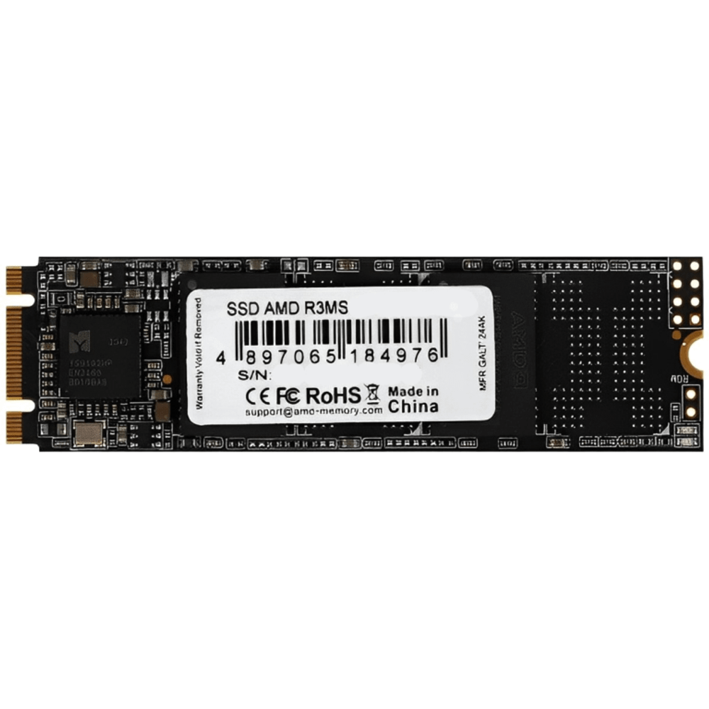 Твердотельный накопитель  512GB SDD AMD RADEON R3 Series M.2 SATA 2280 R550/W480 R3MS0512G8