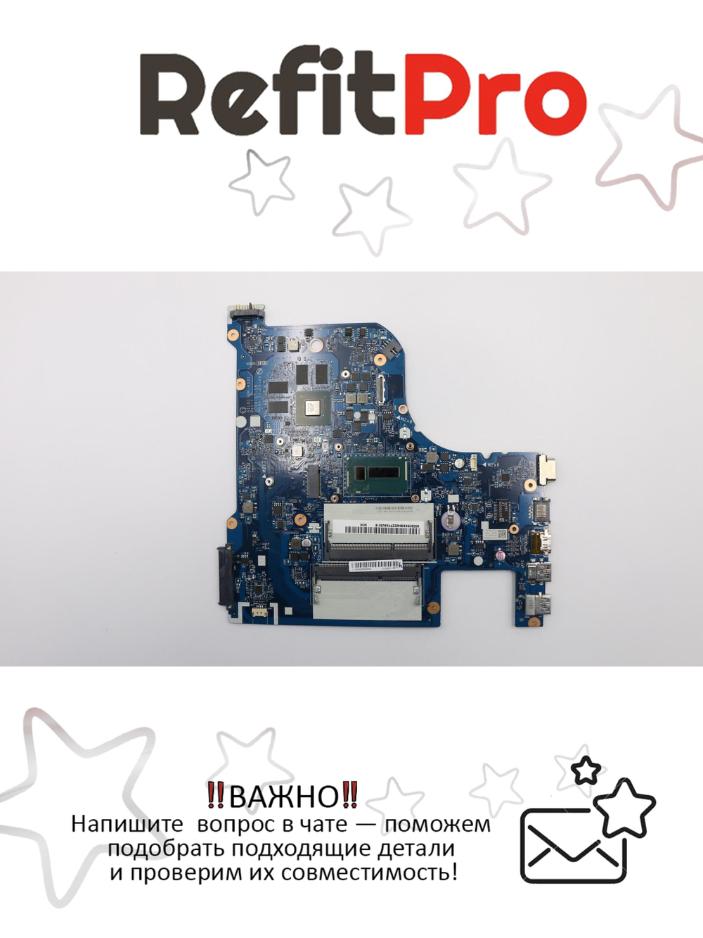 Материнская плата для ноутбука Lenovo G70-80 Laptop NOK Intel Core i3 5005U GeForce 920M 2G (5B20K83949), оригинал