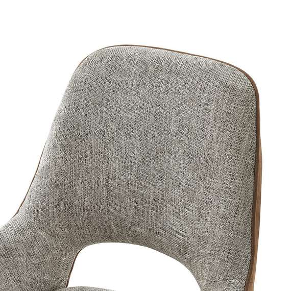 Крутящийся стул Tess бежевый с коричневым