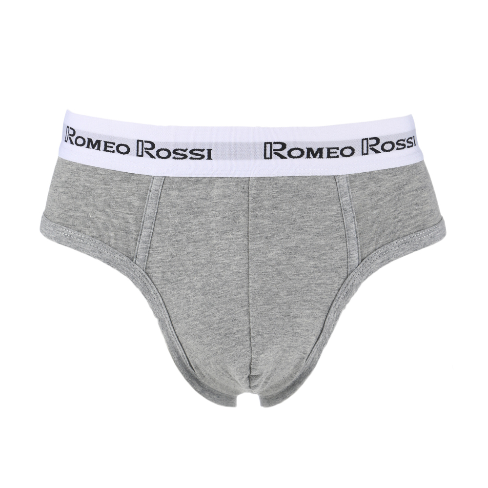 Мужские трусы брифы серые Romeo Rossi RR367-3